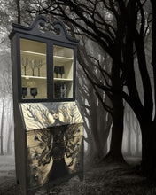 Load image into Gallery viewer, Black Widow - Mint Decoupage Paper