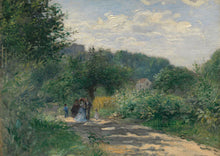 Load image into Gallery viewer, Road to Louveciennes - Mint Decoupage Paper