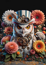 Load image into Gallery viewer, Oliver Owl - Mint Decoupage Paper