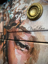 Load image into Gallery viewer, Pensive Girl - Mint Decoupage Paper