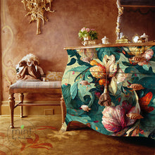 Load image into Gallery viewer, Wave of Florals - Mint Decoupage Paper