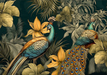Load image into Gallery viewer, A Peacock Pair - Mint Decoupage Paper
