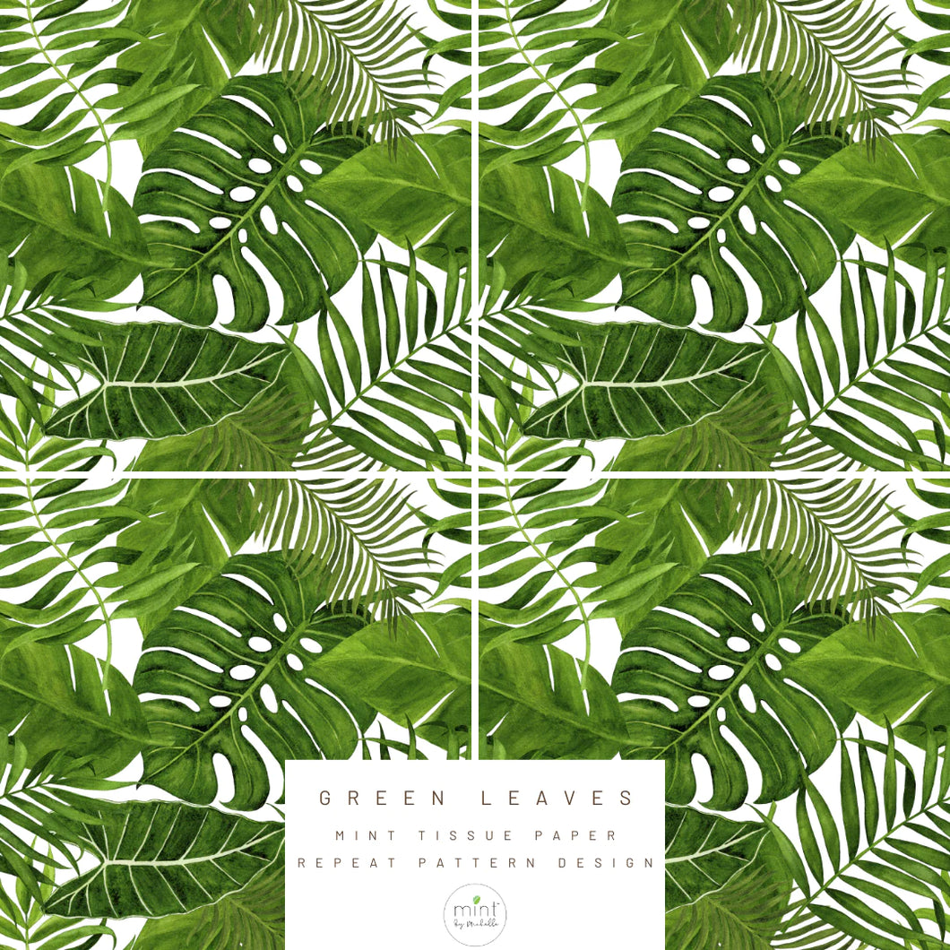 Green Leaves - Mint by Michelle