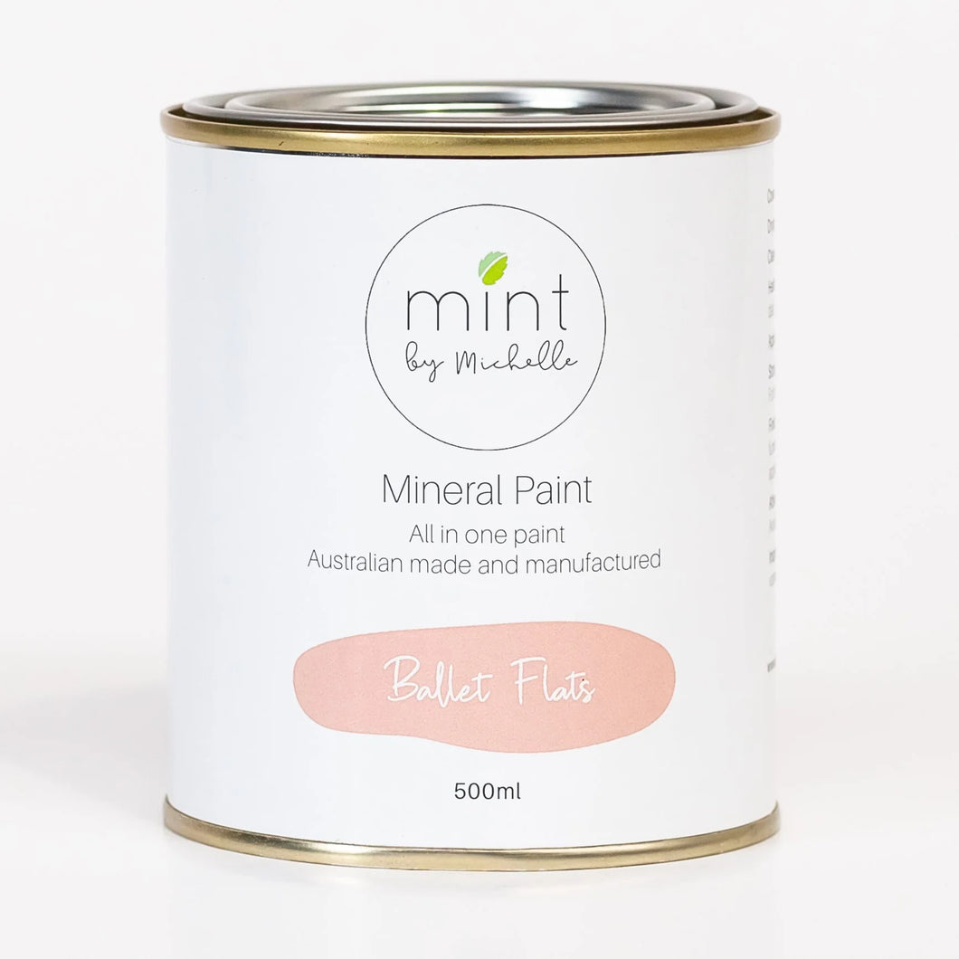 Ballet Flats Mint Mineral Paint