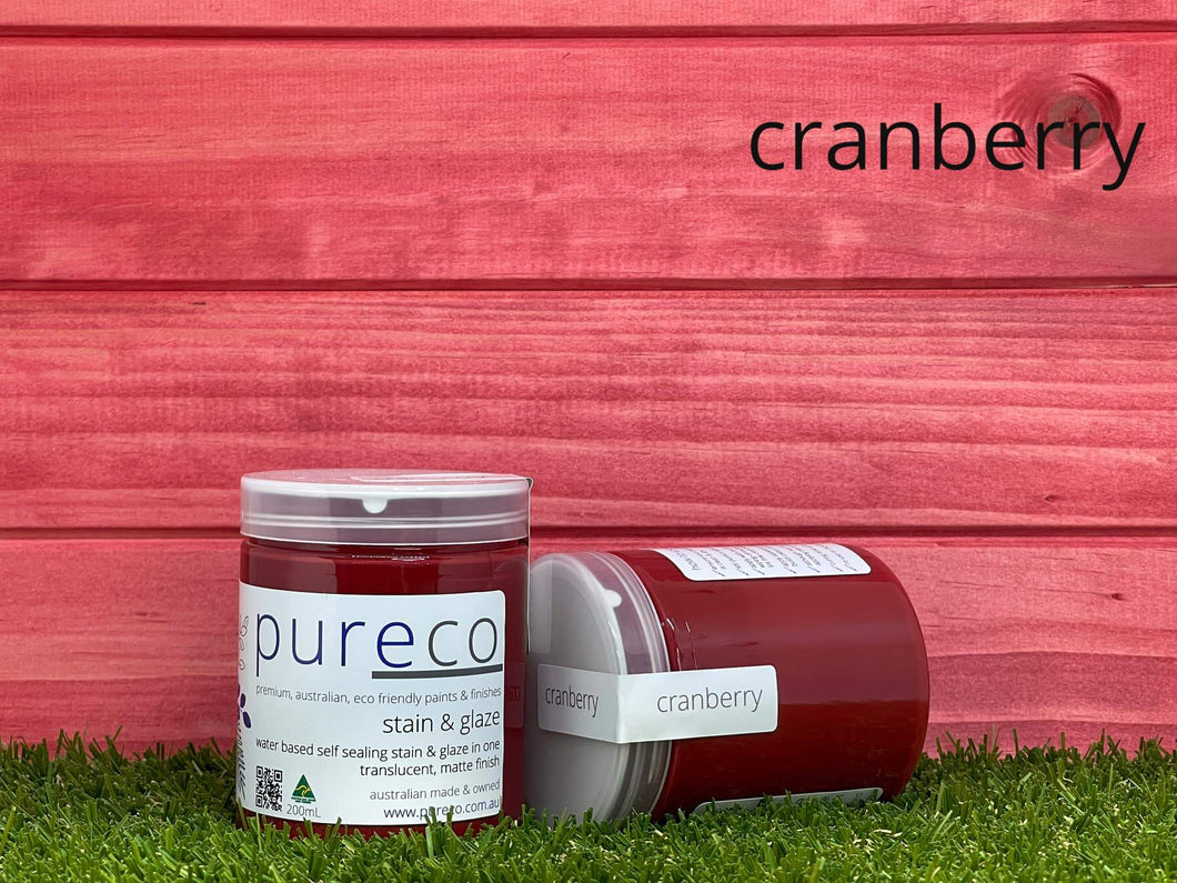 Pureco Cranberry Stain & Glaze