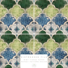 Load image into Gallery viewer, Distressed Tile - Mint by Michelle
