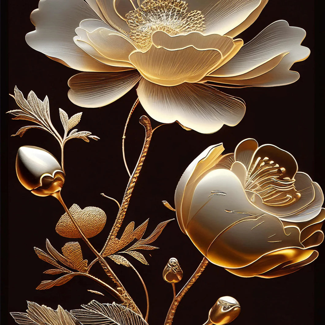 Golden Bloom 1 - Mint by Michelle