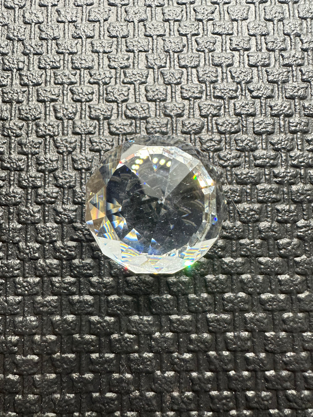 Crystal Prism Knob, Chrome Base LBM-22