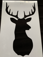 Load image into Gallery viewer, Stag Head Stencil FS15 A3
